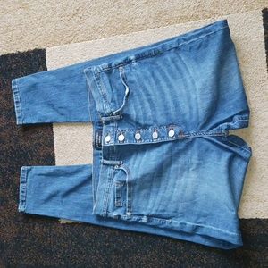 Banana Republic High Rise Skinny Jeans, Blue,Size 31/12